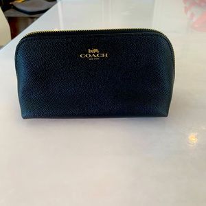 Coach black Cosmetic case